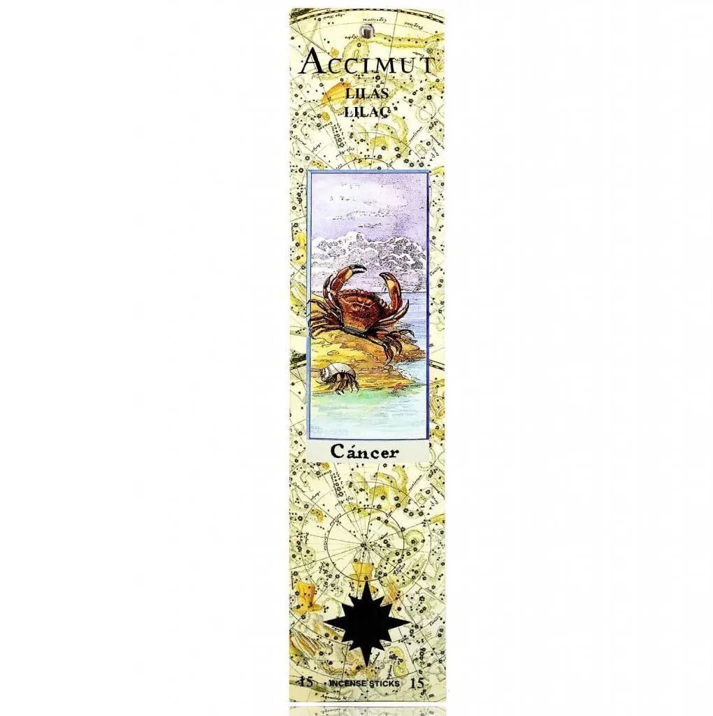 Incienso Stick Accimut Cancer-Lilas Accimut