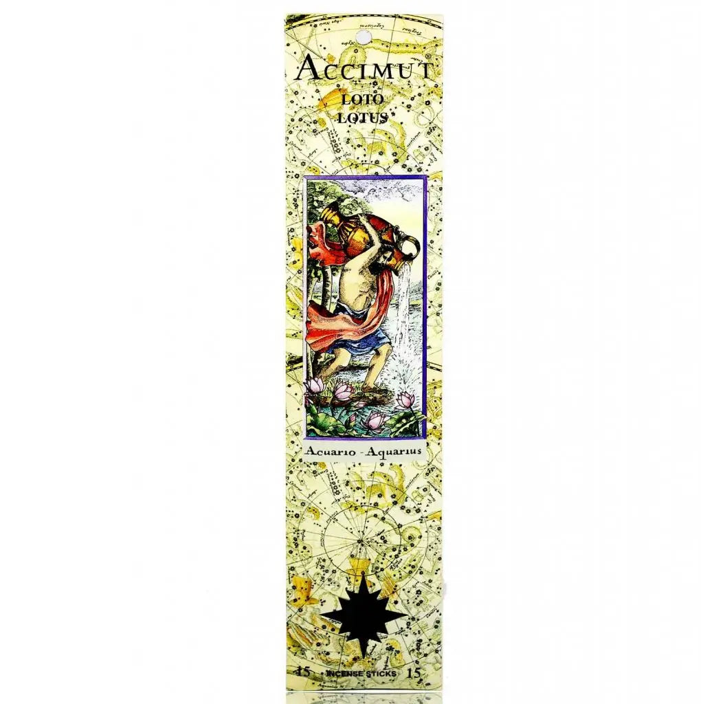 Incienso Stick Accimut Acuario-Loto Accimut