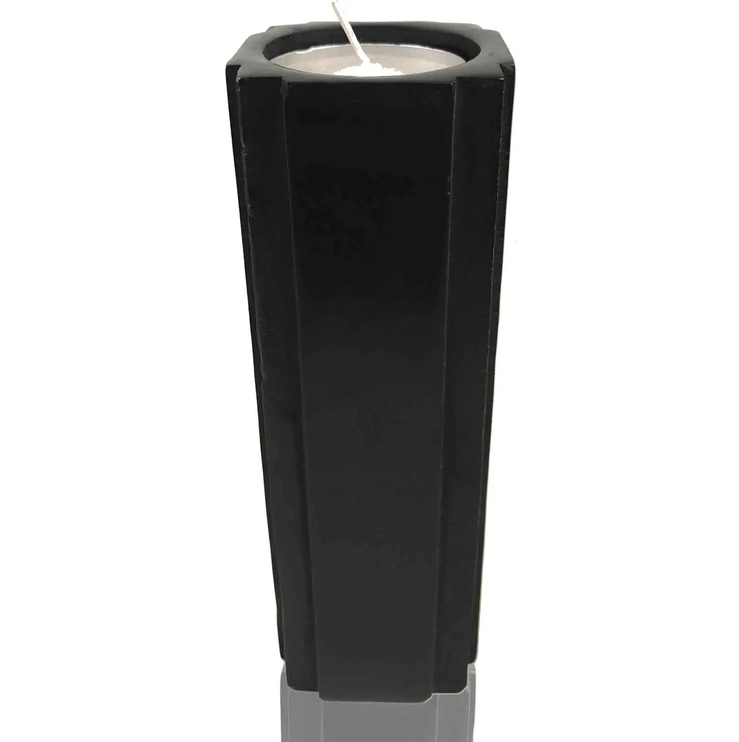 Portavela Pilar Negro Grande Cs1520 Radhe Shyam